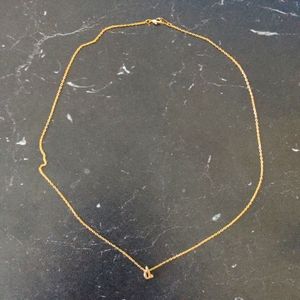 Initial Letter Lowercase d Necklace